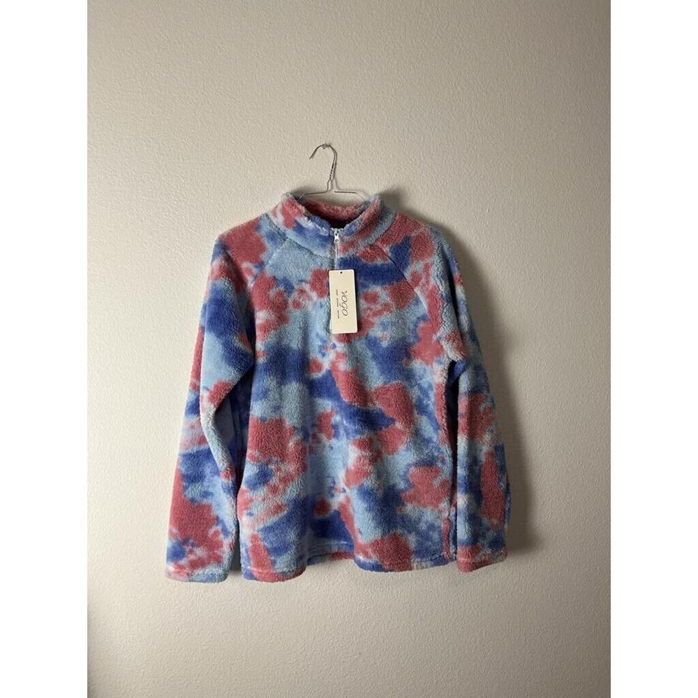 VOGO, Multicolor Pastel Fuzzy Pullover Sweater, NWT, L
